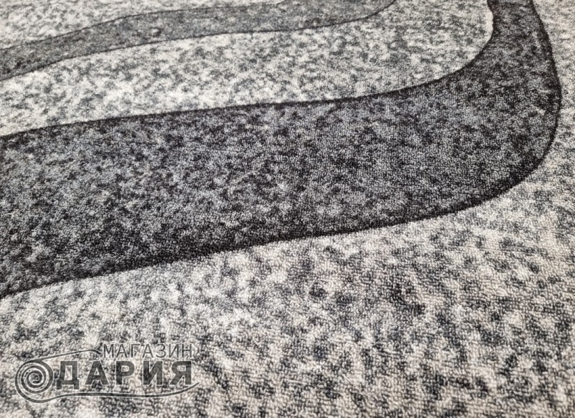 Мокетен килим 85 grey/turquoise